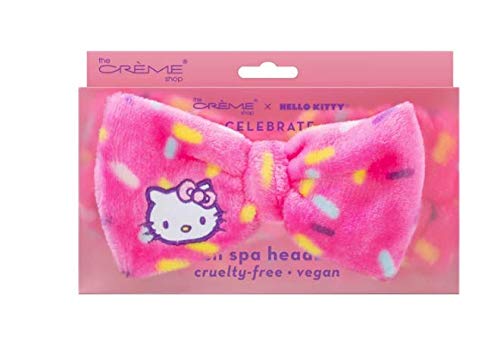 THE CRÈME SHOP X HELLO KITTY Celebrate Plush Spa Headband - Cruelty-Free, Vegan
