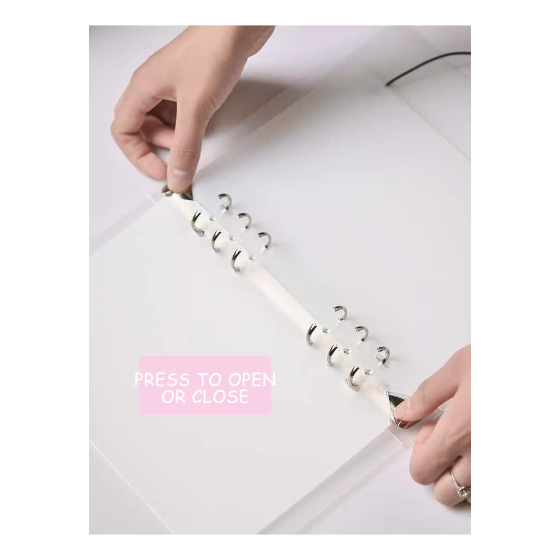 Press On Nail Organizer,Press On Nail Packaging,Removable Loose-Leaf Storage Book for Fake Nail,Nail Display (A5(9.05 * 7.08 * 1.37inch) Beauty & Personal Care Rikolto