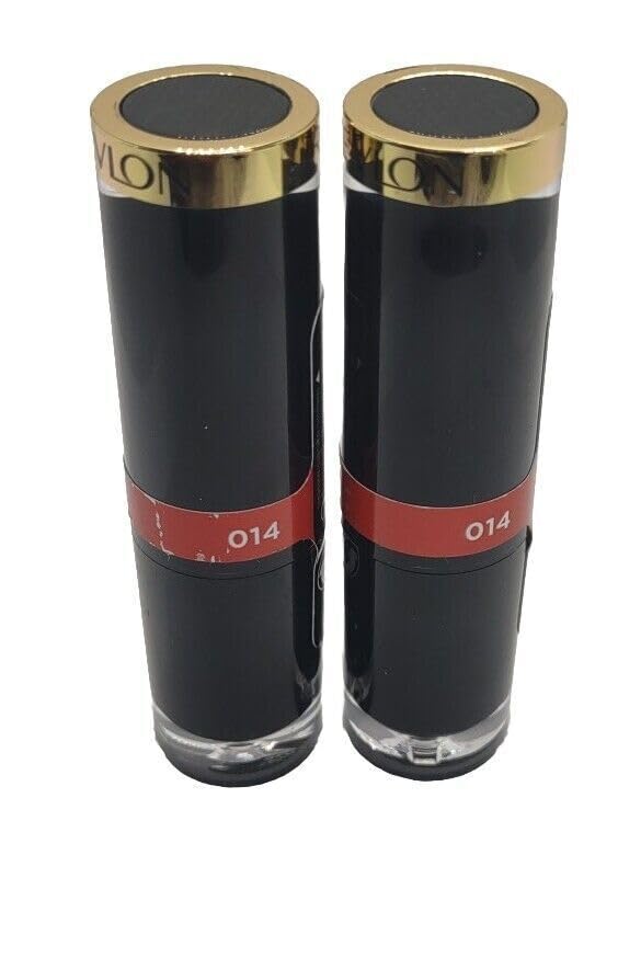 Pack of 2 Revlon Super Lustrous Glass Shine Lipstick, Glaring Coral 014 Beauty & Personal Care Revlon Nutri Color