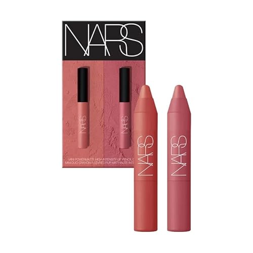 NARS Mini Powermatte Lip Pencil Duo Set, Dolce Vita and Take Me Home, 2 Piece Beauty & Personal Care NARS