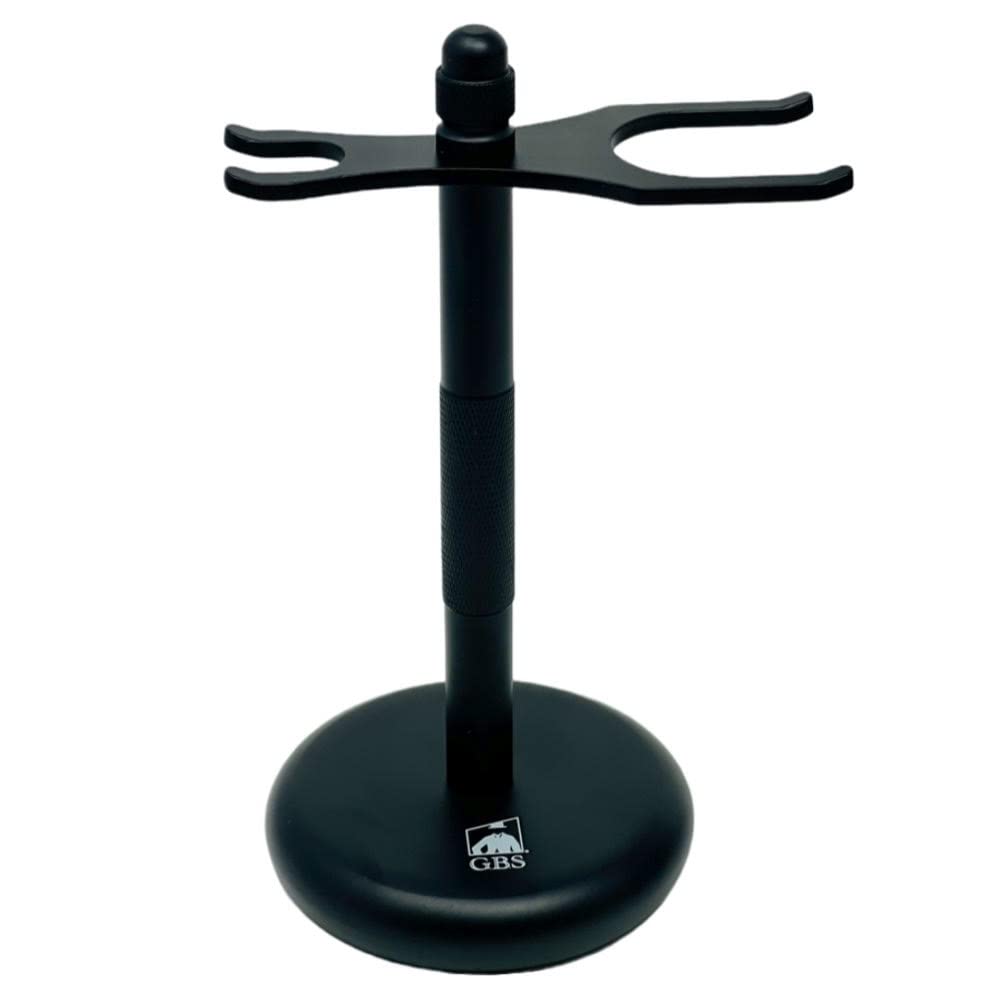 G.B.S Dual Stand for Razor & Brush Stand, Classic Black Matte Beauty and Personal Care G.B.S