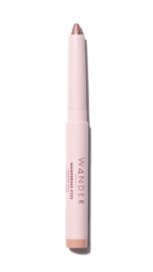 Wander Beauty Wandering Eyes Shadow Stick - Make Your Mauve (Lavender Rose Shimmer) - Smudge & Crease Free Cream Eyeshadow With Tamarind & Jojoba -