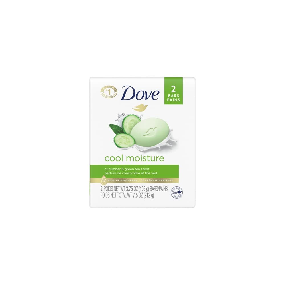 Dove Go Fresh Cool Moisture Beauty Bar (2 bars x 4.25 oz.) Beauty & Personal Care Dove