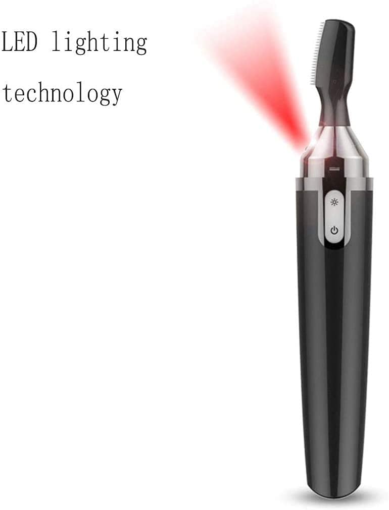 DABEDE Eyebrow Trimmer, Eyebrow Razor for Women and Men, Painless Instant Hair Removal, Great for Eyebrows, Face Hair (Color : White) Beauty and Personal Care DABEDE