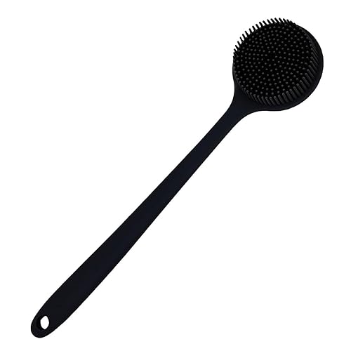 Cinlitek Silicone Body Scrubber, Long Handle Back Scrubber for Body, Shower Srush Back Brush Body Exfoliator Beauty & Personal Care Cinlitek