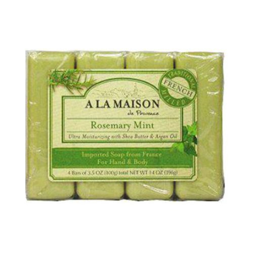 A LA MAISON Rosemary Mint 1x4 Bar Soap, 14 oz Beauty & Personal Care A LA MAISON
