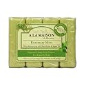 A LA MAISON Rosemary Mint 1x4 Bar Soap, 14 oz Beauty & Personal Care A LA MAISON