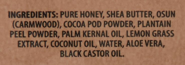 RA COSMETICS 100% Black Soap, Black Castor Oil, 5 oz Beauty & Personal Care RA COSMETICS