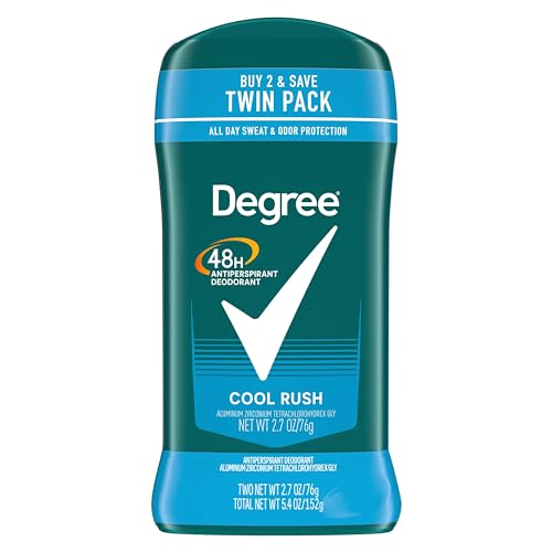 Degree Men Dry Protection Antiperspirant & Deodorant, Twin Pack, Cool Rush 2.7 oz Beauty and Personal Care Degree
