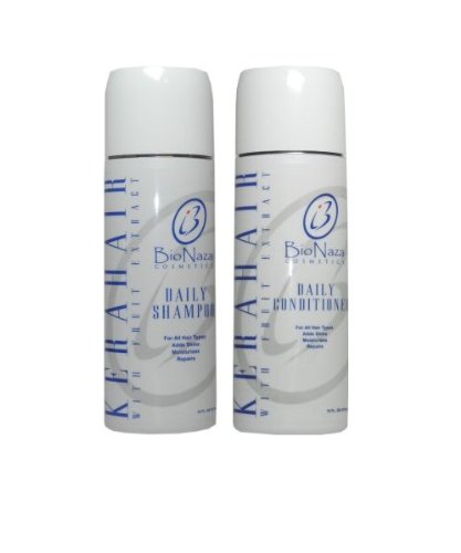 Bionaza kerahair Daily Shampoo + Conditioner 16 oz Combo Set!!! Beauty & Personal Care BioNaza