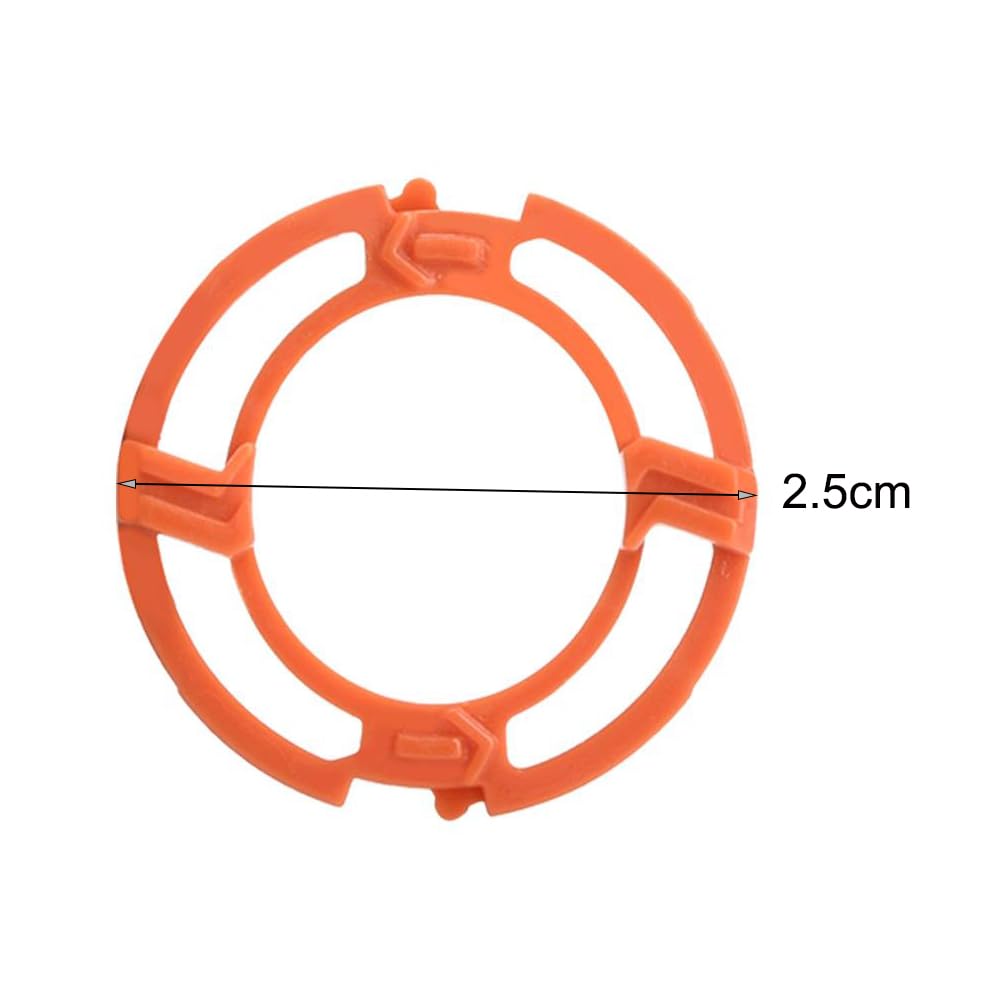 Maxmartt 3 Pcs Blade Retaining Ring Men's Shaver Razor Lock Ring Retaining Ring Orange Blade Retaining Plate Holder Compatible for Norelco Series 7000 Beauty and Personal Care Maxmartt