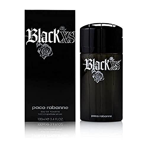 Black XS by Paco Rabanne for Men 3.4 oz Eau de Toilette Spray (Tall Bottle) Beauty & Personal Care paco rabanne