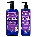 Dr Teal's Melatonin Body Wash and Body Lotion Set with Chamomile & Lavender, Magnesium & Essential Oils, 24 fl oz and 18 fl oz Beauty & Personal Care Dr Teal's