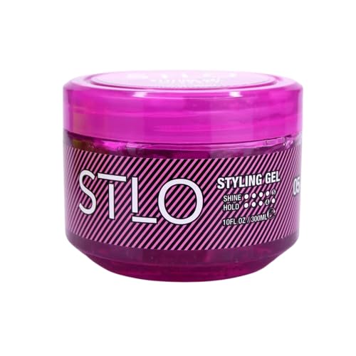 STLO Gloss Finish Styling Gel - Flexible Strong Hold No Flakes - Moisture Lock for Healthy Hair - 10 Oz Beauty & Personal Care STLO