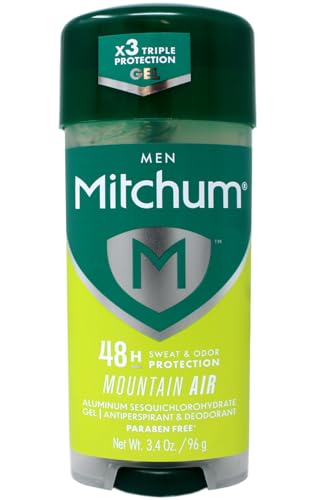 Mitchum Advanced Gel Anti-Perspirant & Deodorant, Mountain Air 3.4 oz (Pack of 12) Beauty and Personal Care Mitchum