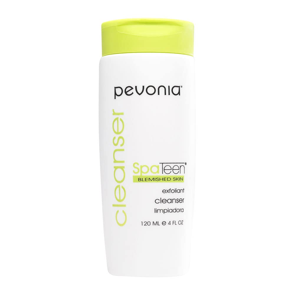 Pevonia SpaTeen Blemished Skin Exfoliant Cleanser - Gentle Face Cleanser Cream - Exfoliating Facial Skin Care Products - Best Teen Face Wash for Dry Beauty & Personal Care Pevonia