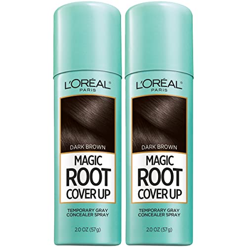 L'Oreal Paris Magic Root Cover Up Gray Hair Spray, 100% Gray Hair Coverage with Buildable, Lightweight, Transfer-Resistant, and Temporary Formula Beauty & Personal Care L'Oreal Paris