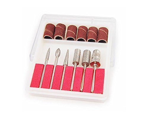 ZXUY 6pc Nail Drill Bits for Machine Replacement 3/32" Shank Size Acrylic Art Beauty & Personal Care ZXUY