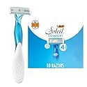 BIC Soleil 4 Women's Disposable 4 Blade Razors, Flexible Blades and Rubber Grip Handle, 10-Pack Beauty & Personal Care BIC