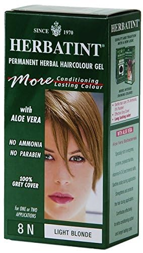 Herbatint 8N Permanent Herbal Light Blonde Haircolor Gel Kit - 3 per case. Beauty & Personal Care Herbatint