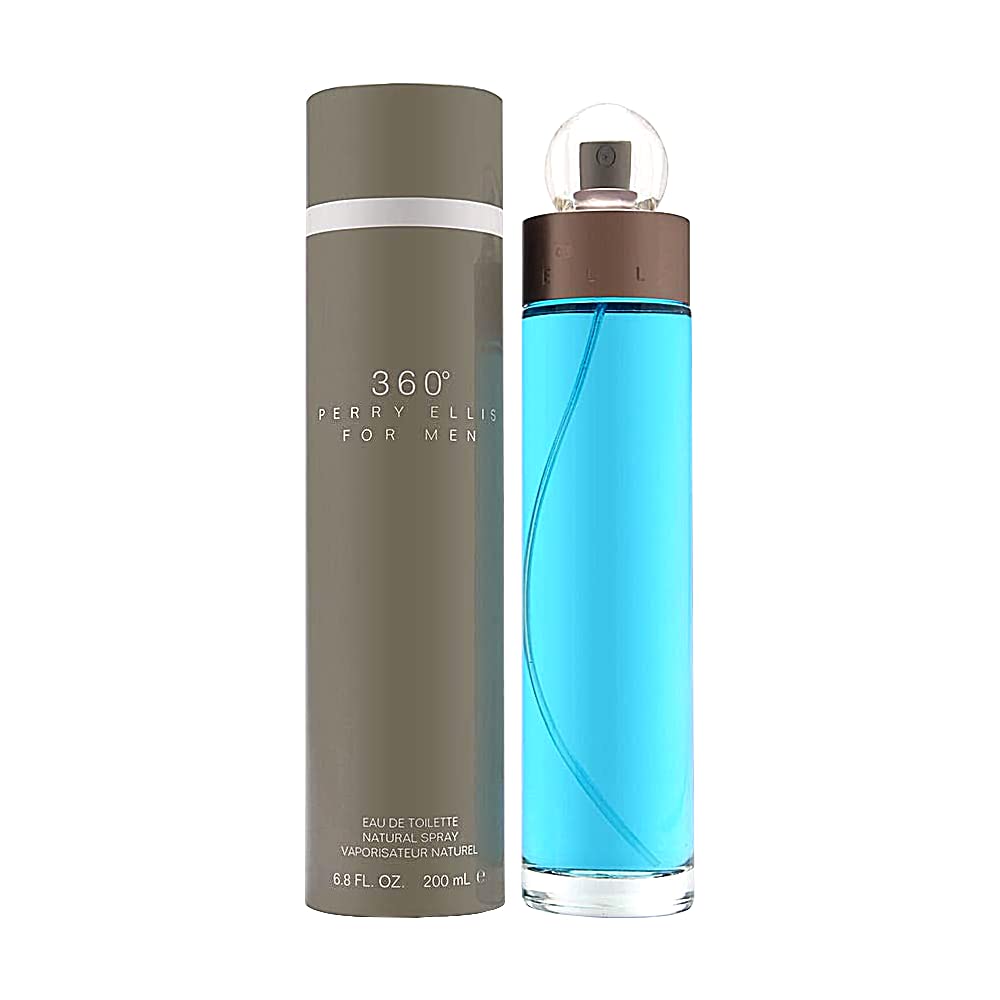 Perry Ellis 360 For Men Eau De Toilette Spray 6.7 Ounces, clear Beauty & Personal Care Perry Ellis