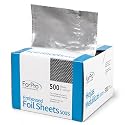 ForPro Professional Embossed Pop-Up Hair Foil Sheets for Salon Hair Color & Highlights, Pre-Cut Aluminum Foils, Non-Slip Embossed Texture, 5" W x Beauty & Personal Care ForPro Professional Collection