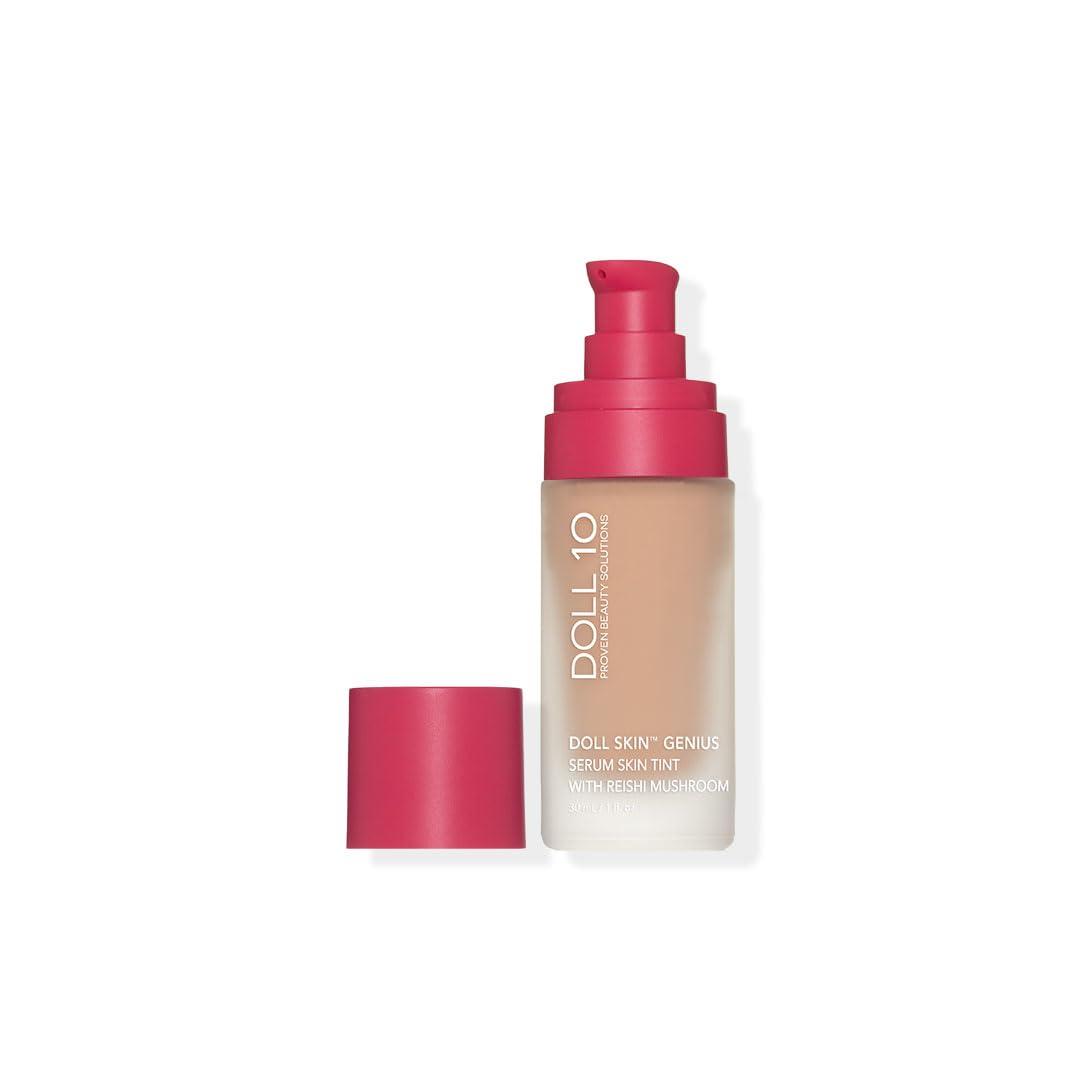 Doll Skin Genius™ Serum Skin Tint With Reishi Mushroom (Light/Medium) Beauty & Personal Care DOLL 10 NO.