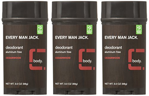 Every Man Jack Deodorant 3oz Cedarwood (3 Pack) Beauty & Personal Care Every Man Jack