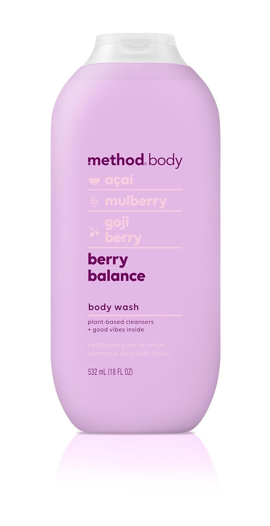 Method Body Wash, Berry Balance, Paraben and Phthalate Free, 18 oz (Pack of 1) Beauty & Personal Care Method