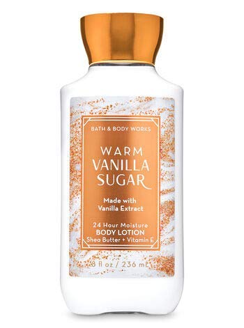 B & Body Works Warm Vanilla Sugar - Full Size Set - Shower Gel, Body Lotion, Fine Fragrance Mist Beauty & Personal Care Bath & Body Works