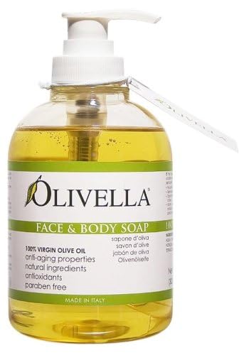 Olivella Virgin Olive Oil Face and Body Liquid Soap 10.14 oz (Pack of 4) Beauty & Personal Care Olivella