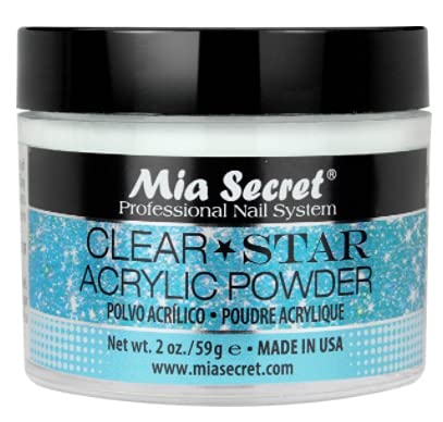 Mia Secret Acrylic Powder STAR CLEAR 2 oz Beauty & Personal Care Mia Secret