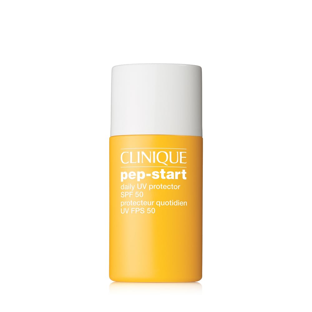 Clinique Pep-Start Daily UV Protector Broad Spectrum SPF 50 | Safe For Sensitive Skin, 1 Fl Oz Beauty & Personal Care Clinique