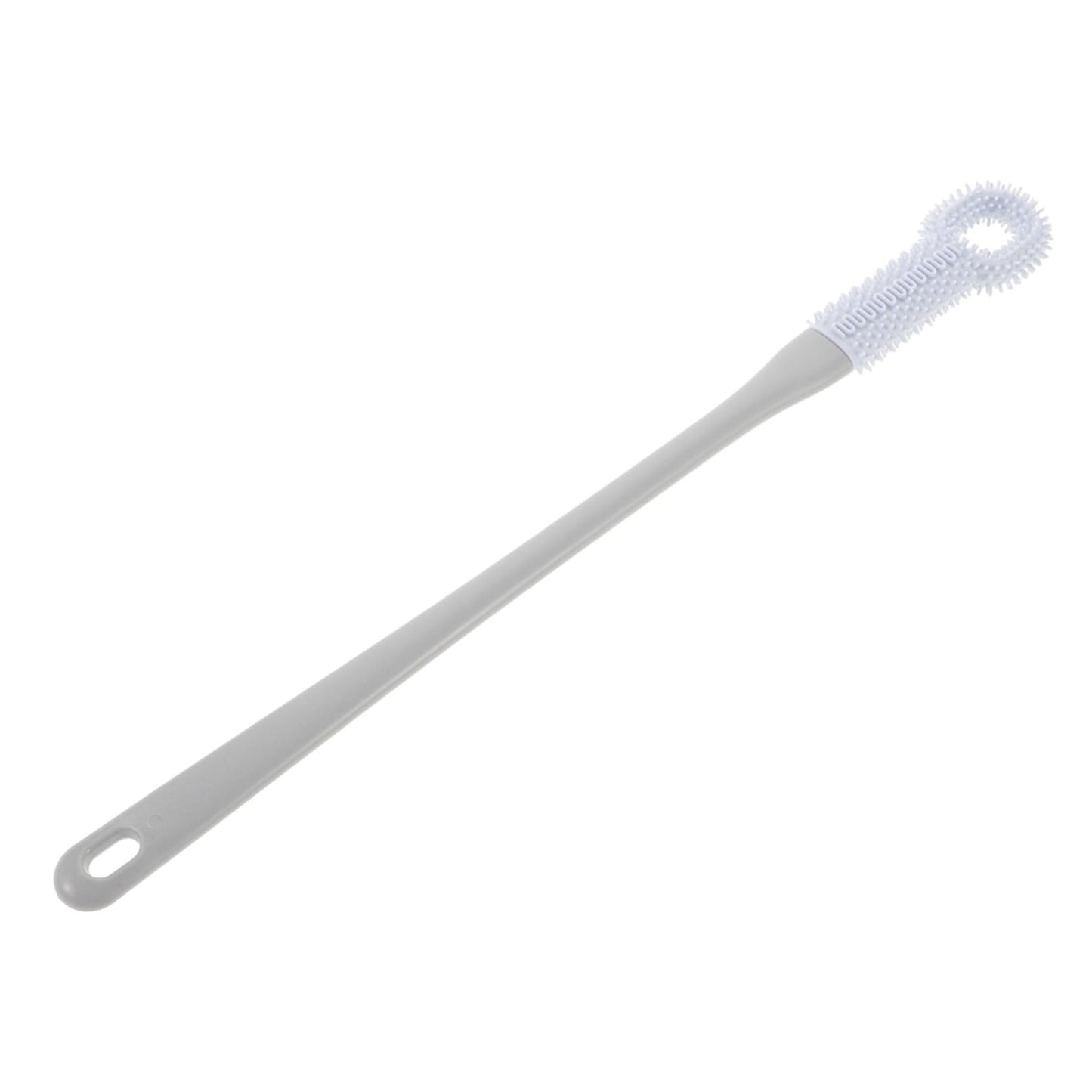 NULYLU Long Handled Silicone Foot Brush Ergonomic Toe Cleaner Dead Skin Remover Soft Bristles for Gentle Exfoliation Stylish Foot Scrubber for Shower Beauty and Personal Care NULYLU