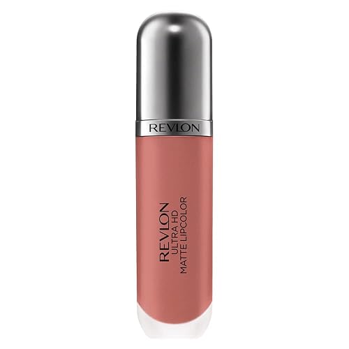 Revlon Ultra HD Matte Lipcolor, Velvety Lightweight Matte Liquid Lipstick In Nude / Brown, Forever (645), 0.2 oz Beauty & Personal Care REVLON