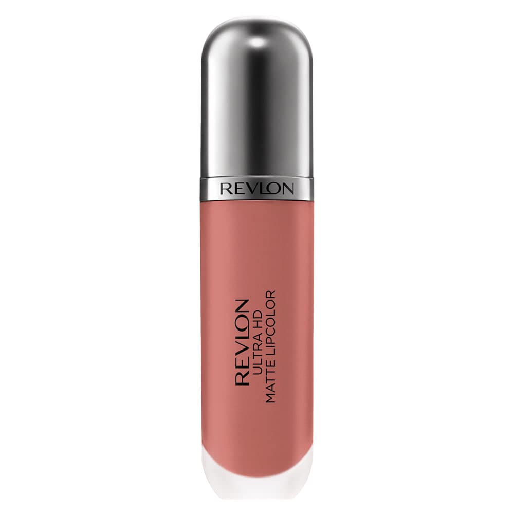 Revlon Ultra HD Matte Lipcolor, Velvety Lightweight Matte Liquid Lipstick In Nude / Brown, Forever (645), 0.2 oz Beauty & Personal Care REVLON