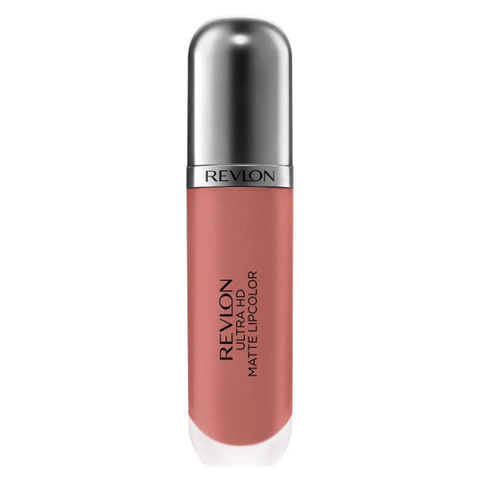 Revlon Ultra HD Matte Lipcolor, Velvety Lightweight Matte Liquid Lipstick In Nude / Brown, Forever (645), 0.2 oz Beauty & Personal Care REVLON