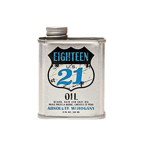 18.21 Man Made OIL - Beard, Hair & Skin - Absolute Mahogany, 2 oz. Beauty & Personal Care 18.21 Man Made