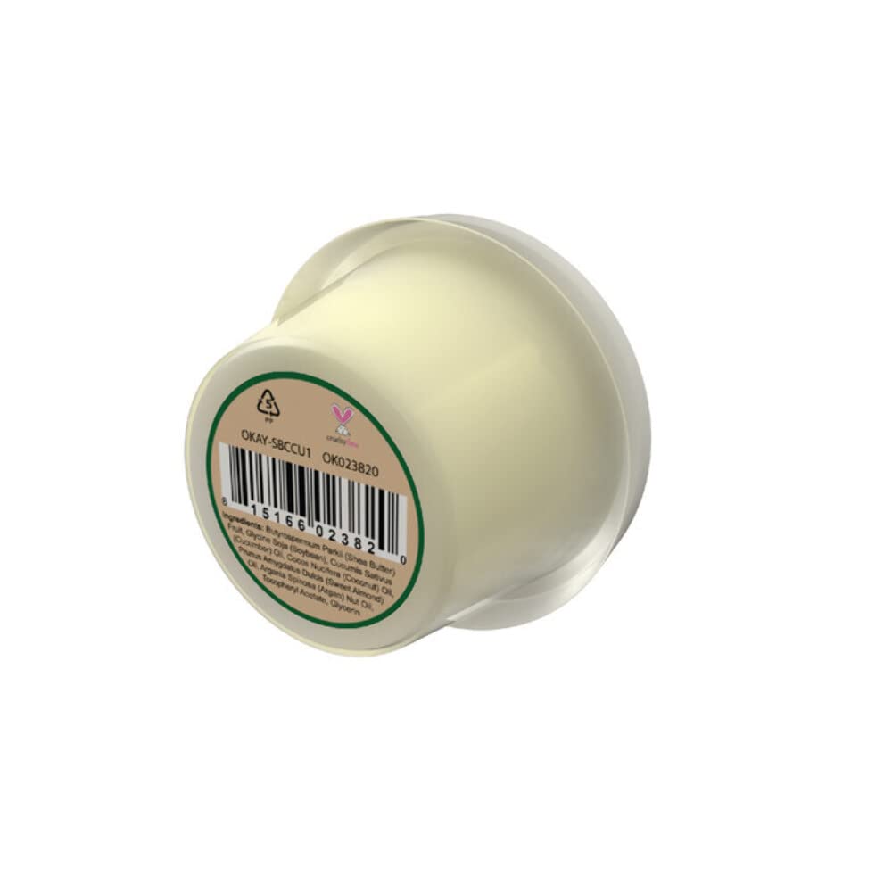 OKAY 100% Natural Shea&Cucumber Body Butter Deep Moisturizing Restores Moisture To Dry Damaged Skin Reduces Skin Damage Heals&Nourishes Made In USA Beauty & Personal Care OKAY