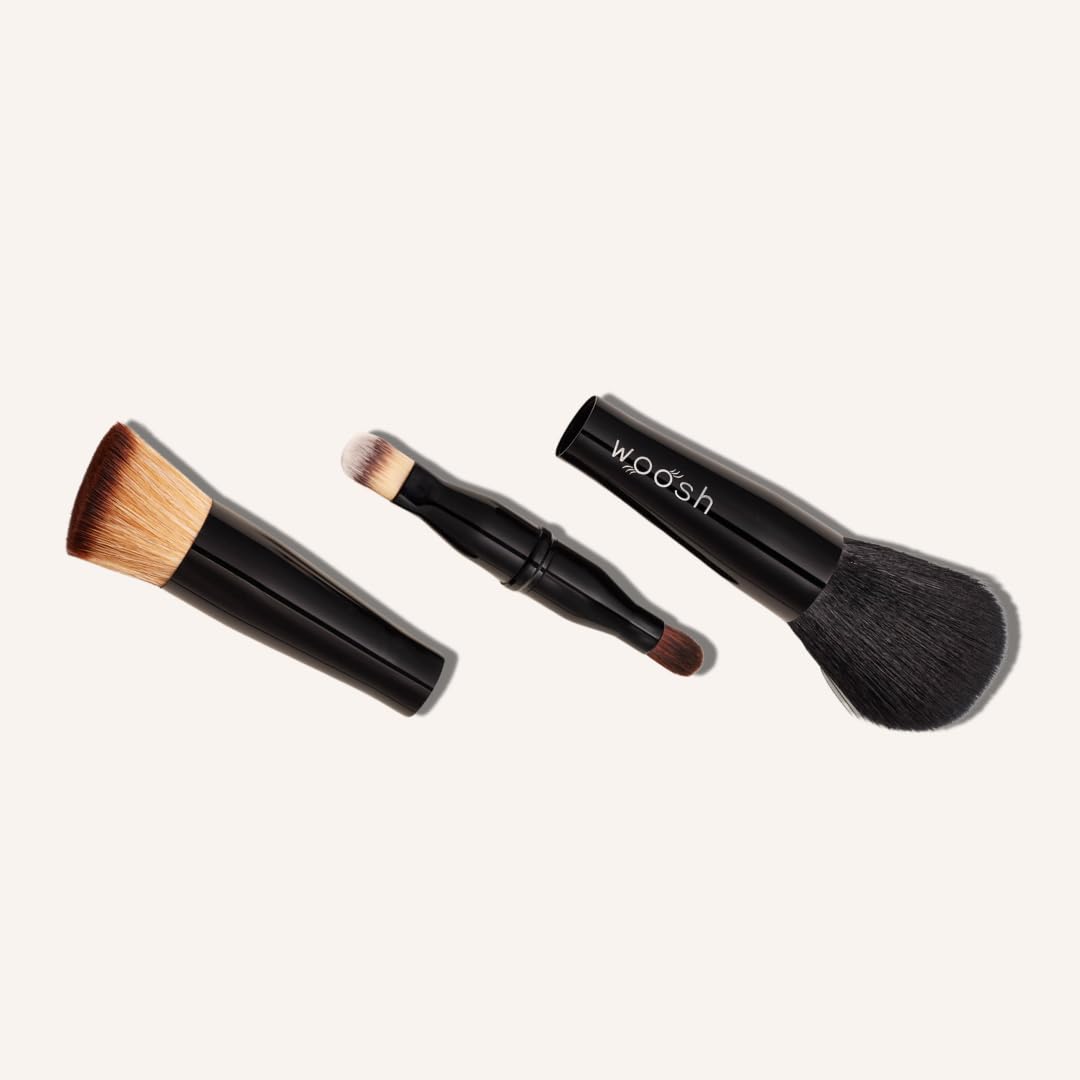 The Secret Brush, Compact Travel Brush, 4-in-1 nesting brush, Woosh Beauty Beauty & Personal Care Woosh