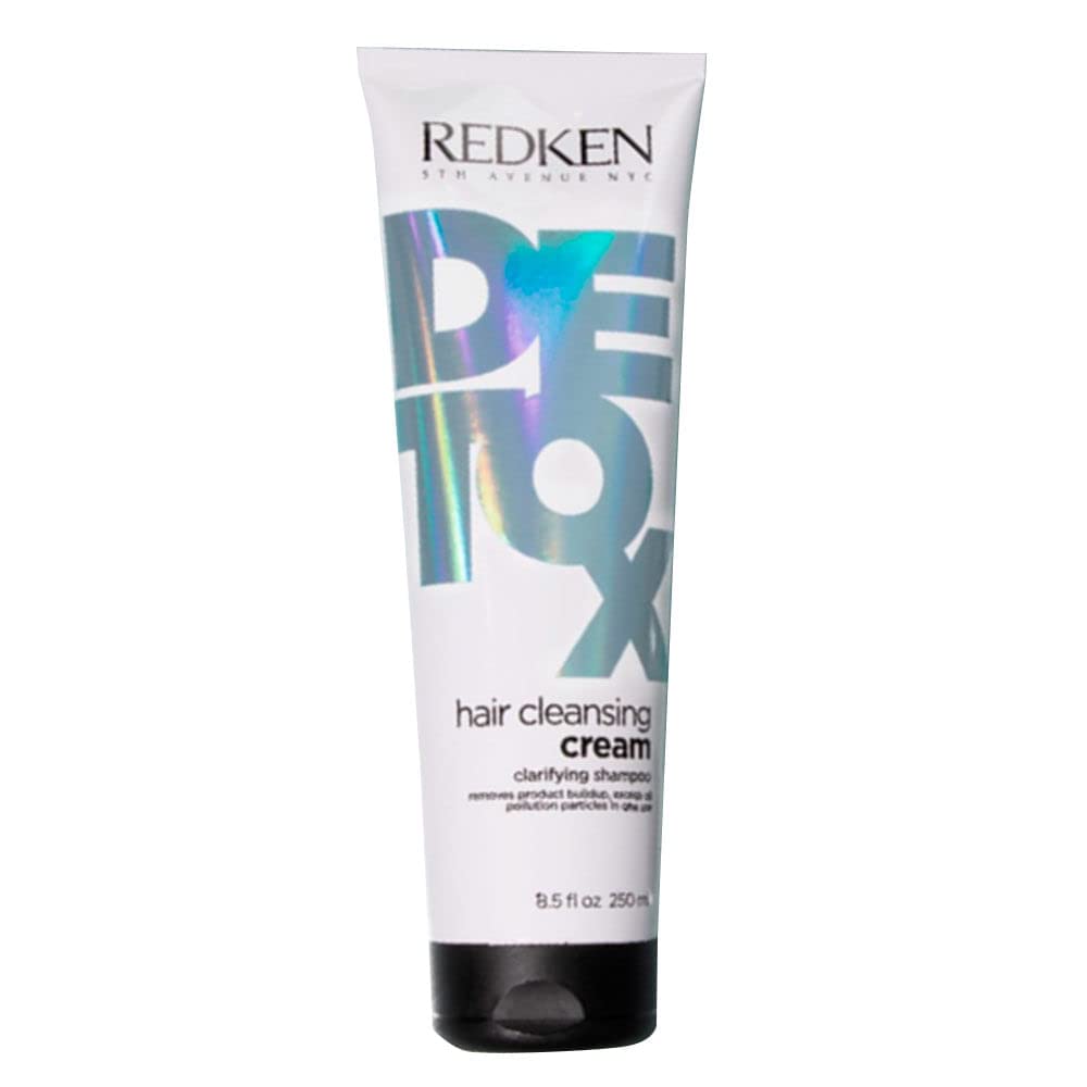 Redken Detox Hair Cleansing Cream Clarifying Shampoo For All Hair Types - Removes Buildup and Strengthens Hair Cuticle, 8.5 Fl Oz Beauty & Personal Care Redken
