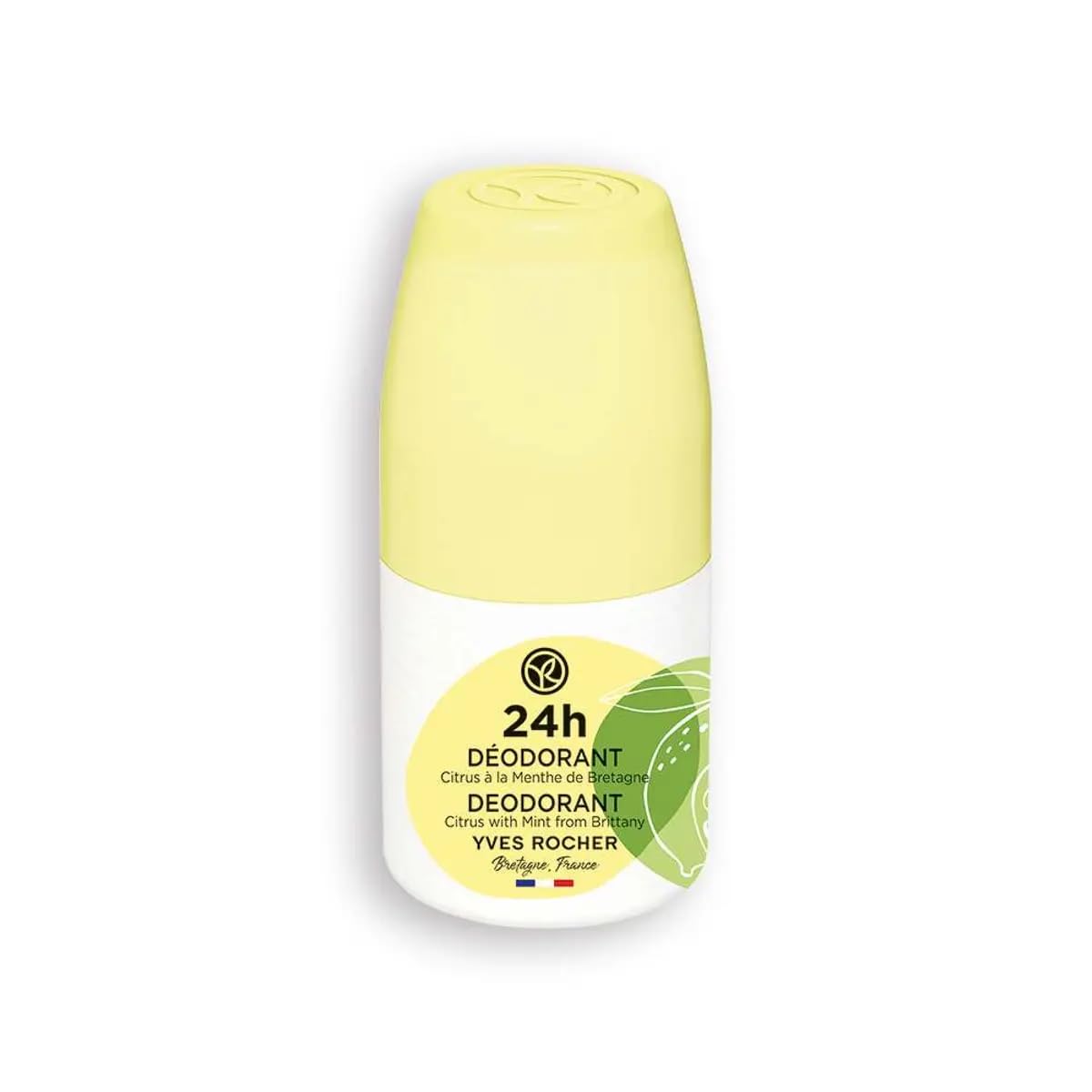 Yves Rocher 48H Antiperspirant Citrus with Mint from Brittany - Long-Lasting Freshness, No White Marks, Gentle on Skin - 50ml / 1.7flOz Beauty and Personal Care Yves Rocher