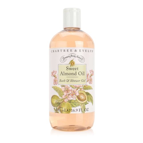 Crabtree & Evelyn Bath and Shower Gel, Sweet Almond Oil, 16.9 Fl Oz Beauty & Personal Care Crabtree & Evelyn