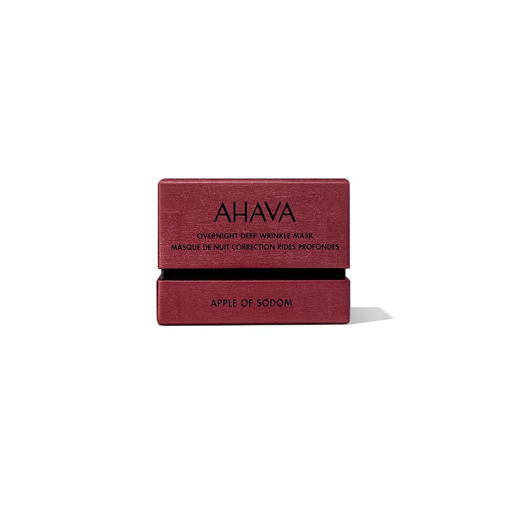 AHAVA Apple of Sodom Overnight Deep Wrinkle Anti-Aging Mask - Nourishing Gel-based Mask to Combat Deep Wrinkles, Restores Skin's Ability to Repair Beauty & Personal Care AHAVA