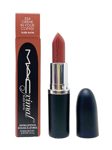 MAC Ximal Sleek Satin Lipstick - 834 Creme In Your Coffee (Midtone pink brown) 0.12 Oz / 3.5 g Beauty & Personal Care MAC