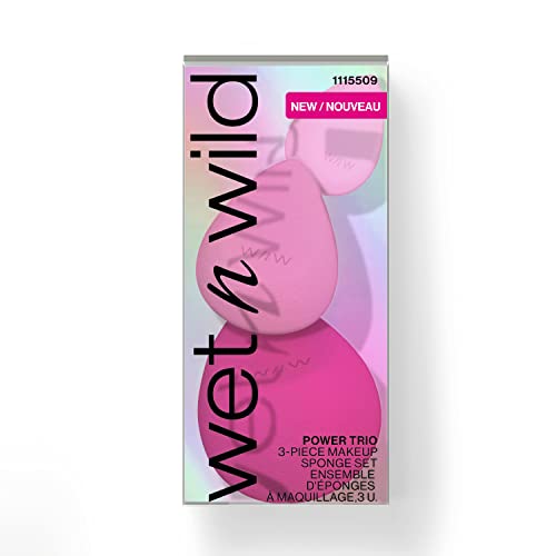 wet n wild Power Trio 3-Piece Beauty Blender Makeup Sponge Set Beauty & Personal Care wet n wild