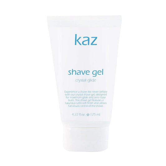 Waxness Kaz Crystal Glide Shave Gel - Clear Shaving Gel for Smooth Razor Glide & Ingrown Hair Care 4.22 fl oz (125 ml) - Professional Skin Care Beauty and Personal Care Waxness