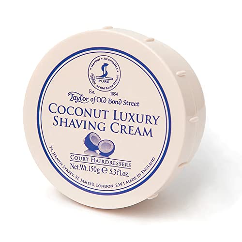 Taylor of Old Bond Street Shaving Cream Bowl, Coconut, 5.3 Ounce 01016 Beauty & Personal Care Taylor of Old Bond Street