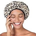 Betty Dain Reusable Nylon Bath & Shower Cap, Reversible Oversized Waterproof Shower Caps Large Designed for all Hair Lengths w Terry Lining & Elastic Beauty & Personal Care Betty Dain