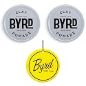 BYRD Hairdo Products Clay Pomade for Men 2-Pack - Strong Hold, Ultra Matte Finish, Add Volume & Sculpt to All Hair Types, Plus Salty Coconut Car Air Beauty & Personal Care BYRD Hairdo Products